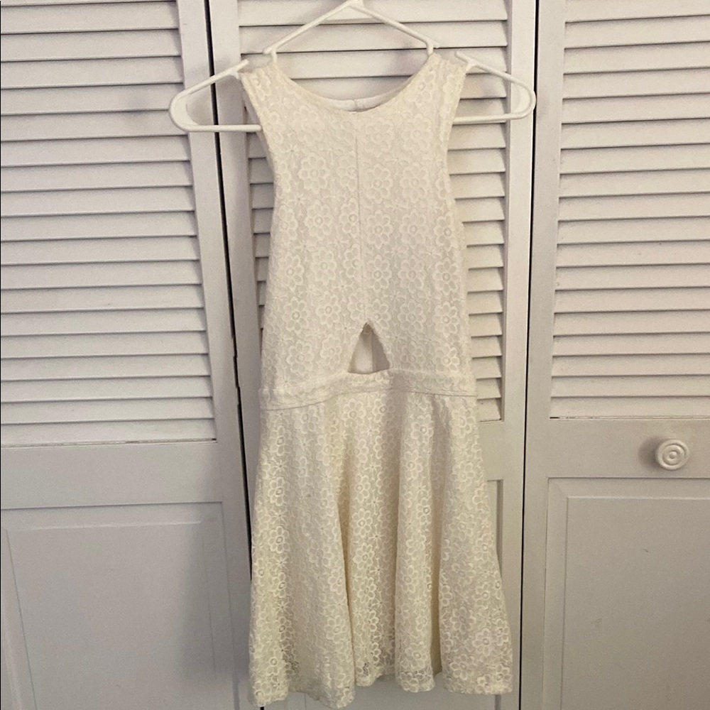 Abercrombie KIDS XL Cream Lace Dress
